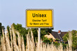 Unisex Gleicher Tarif für Mann und Frau