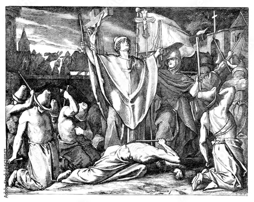 Illustration: Medieval Penitents : Self-Flagellation Medieval Penitents : Self-Flagellation