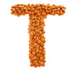 Ginger nuts, pepernoten, in the shape of letter T