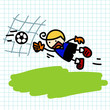 Vektor: Hand draw charactor cartoon. Hand draw charactor cartoon.