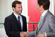 Foto: Businessmen shaking hands Businessmen shaking hands