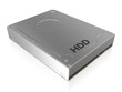 Hard Disk Drive isolated on white background