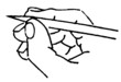 Vector: hand writing hand writing