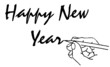 Vector: happy new year happy new year
