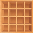 Wooden Shelves Background