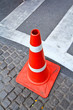 Rubber cone.