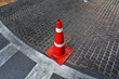 Rubber cone.