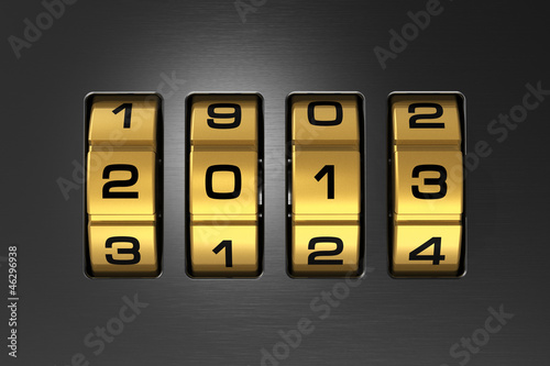 Illustration: New Year 2013 concept New Year 2013 concept