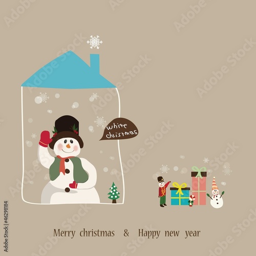 Vector: white christmas white christmas