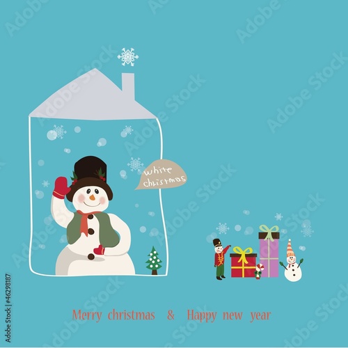 Vector: white christmas white christmas