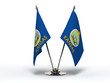 Miniature Flag of Kansas (Isolated)