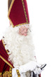 Photo: Sinterklaas with a mobile phone Sinterklaas with a mobile phone