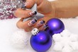 Foto: Nailart mit Weihnachtsstern Nailart mit Weihnachtsstern