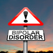 Bipolar disorder concept.