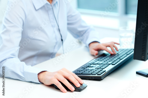 Photo: Computer work Computer work