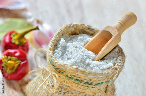 Photo: salt and spices salt and spices