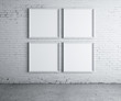 four blank frame