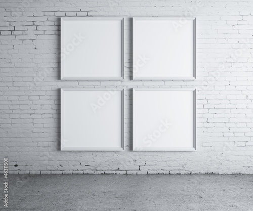 Photo: four blank frame four blank frame
