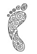 Ornamental footprint for your design
