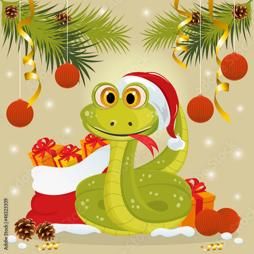 Vector: snake symbol of 2013 year snake symbol of 2013 year