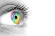 Oeil arc-en-ciel