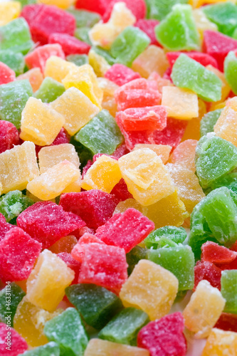 Photo: Colorful candy isolated on white background. Colorful candy isolated on white background.