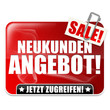 Neukundenangebot! Button, Icon