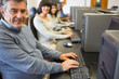 Computer class working happily