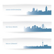 Vector: City banners - vector illustration City banners - vector illustration
