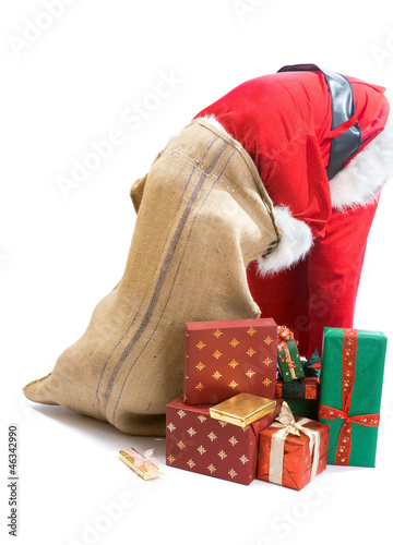 Photo: Santa cannot find a gift Santa cannot find a gift
