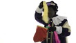Zwarte Piet is doing a magic trick