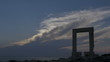 Time lapse of sunset behind the Portara gate, Naxos island