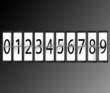 numbers on Airport Terminal timetable
