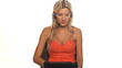 Video: Happy blond customer service worker with tablet computer Happy blond customer service worker with tablet computer