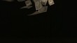 One dollar bills falling through the air (slow motion)