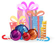 New Year's and  Christmas  symbols