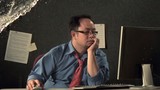 Video: Asian businessman, sleeping at computer, getting splashed with water (slow motion) Asian businessman, sleeping at computer, getting splashed with water (slow motion)