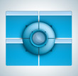 Presentation template with four options