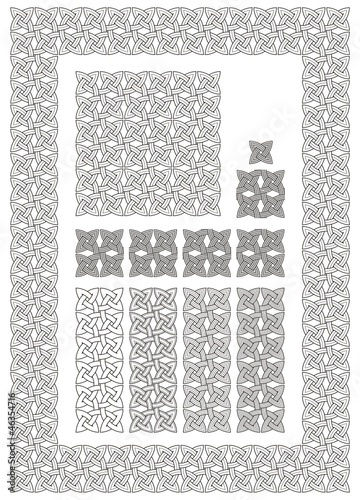 Vector: Georgian knot ornament from old temples 2014 Georgian knot ornament from old temples 2014