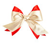 ribbon with bow on a white background