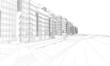 Architectural wireframe