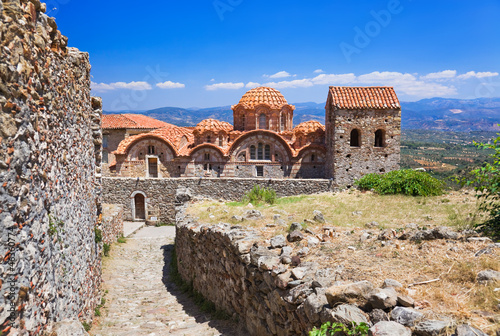 Photo: Ruins of old town in Mystras, Greece Ruins of old town in Mystras, Greece