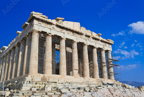 Photo: Parthenon temple in Acropolis at Athens, Greece Parthenon temple in Acropolis at Athens, Greece