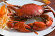 Cooked crab