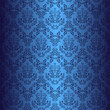 Seamless dark blue wallpaper in style retro.