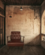old grunge room