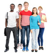 Group of international students