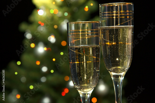 Photo: Champagne glasses. Champagne glasses.