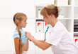 Foto: Little girl at the doctor Little girl at the doctor