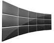 Illustration: Wall Of Flat Screens Televisions Wall Of Flat Screens Televisions